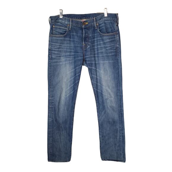 True Religion Jeans Rocco Slim Fit Classic Denim Jeans Stretch Blue Mens Size 31 - Picture 1 of 11